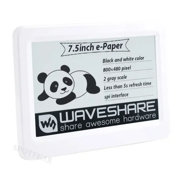 7.5 Inch NFC-Powered e-Paper Display Screen - Image 3