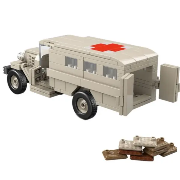 WW2 US WC54 Medical Vehicle Building Block Set - Image 6