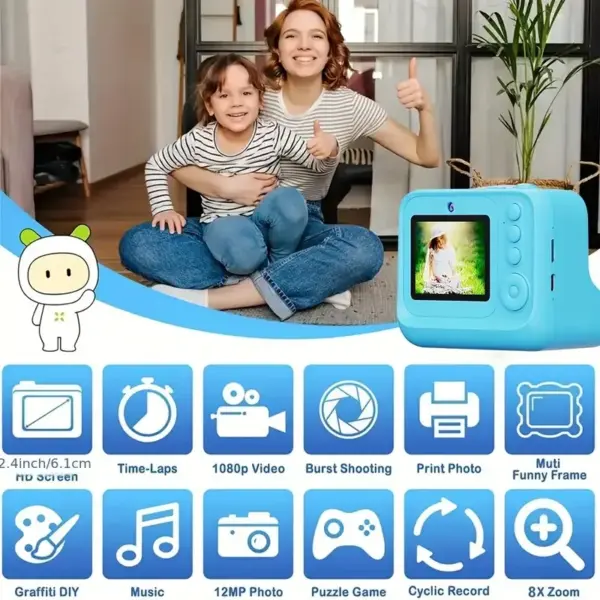 Kids Instant Print Digital Camera with 32G Storage - Image 6