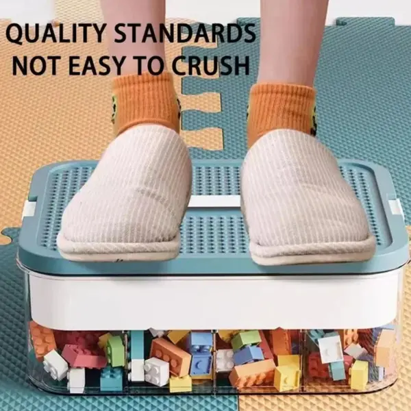 2 Layers Adjustable Building Block Storage Box - Image 4