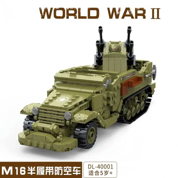 WW2 Military Tank and Aircraft Building Blocks Kit - Image 12