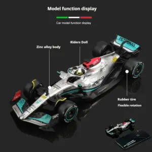 Bruago 1:43 Hamilton George Russell Car Model 12 S3aaf6e612c9e4b6dafbfec0f9749123cy