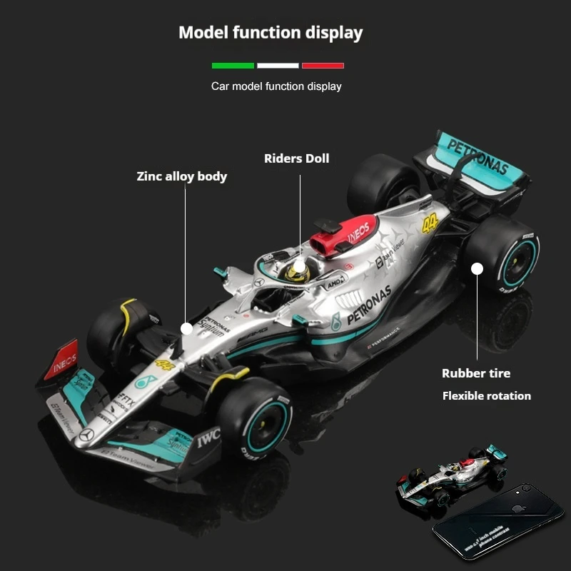 Bruago 1:43 Hamilton George Russell Car Model 3 Bruago 1:43 Hamilton George Russell Car Model - Image 3