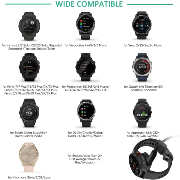 2 In 1 Charger Adapter for Garmin Watches - Image 5