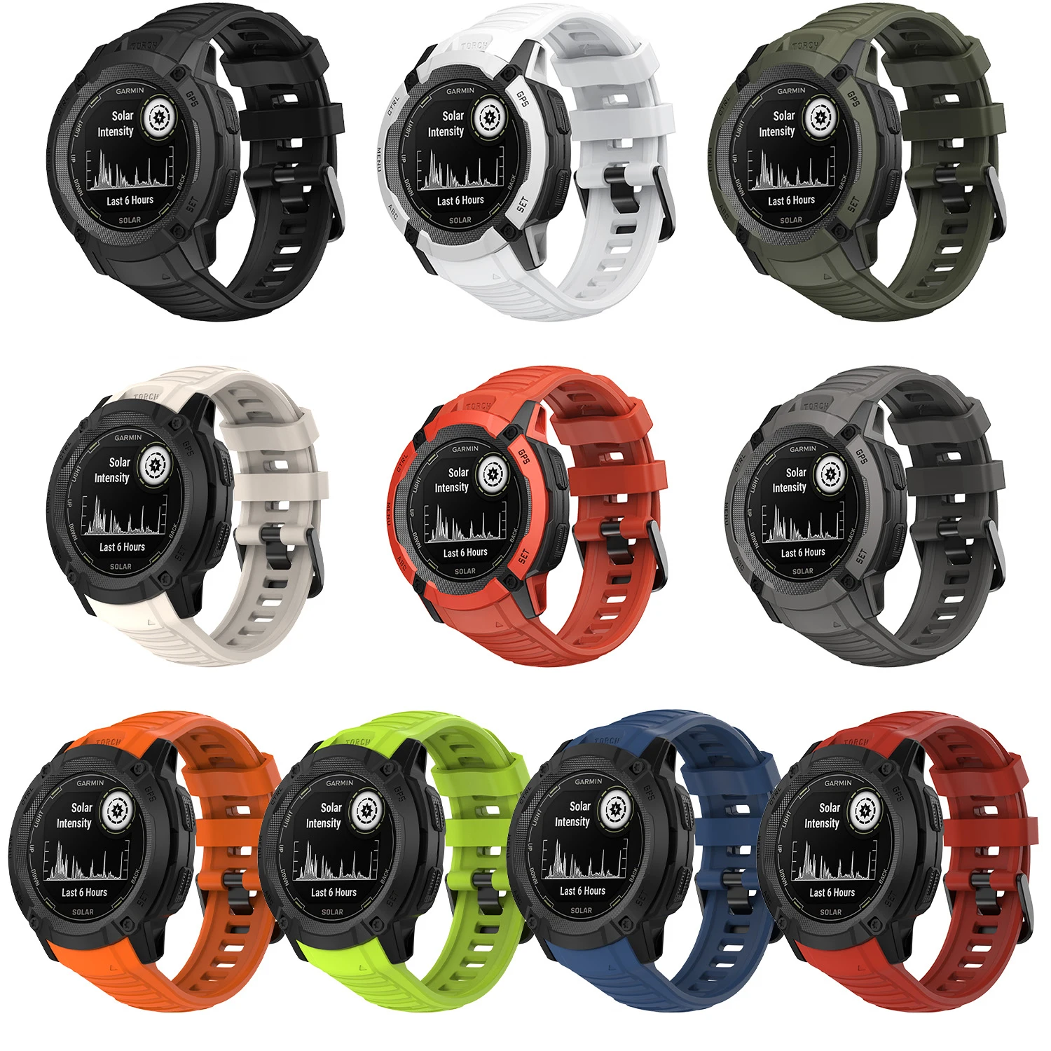 26mm Silicone Strap for Garmin Instinct 2X 3 26mm Silicone Strap for Garmin Instinct 2X - Image 3