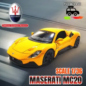 Maserati MC20 1:36 Diecast Pullback Car 42 S3b030f7fc6fd4efd9b2d323bc7a1516bz