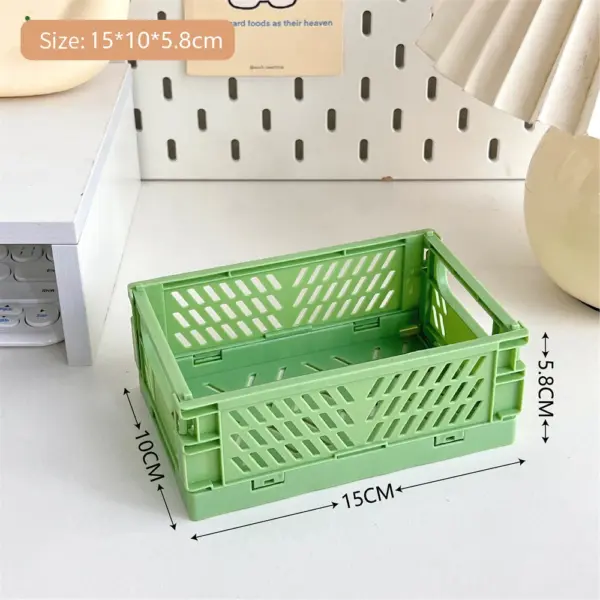 Foldable Storage Crate for Home Organization - Image 7