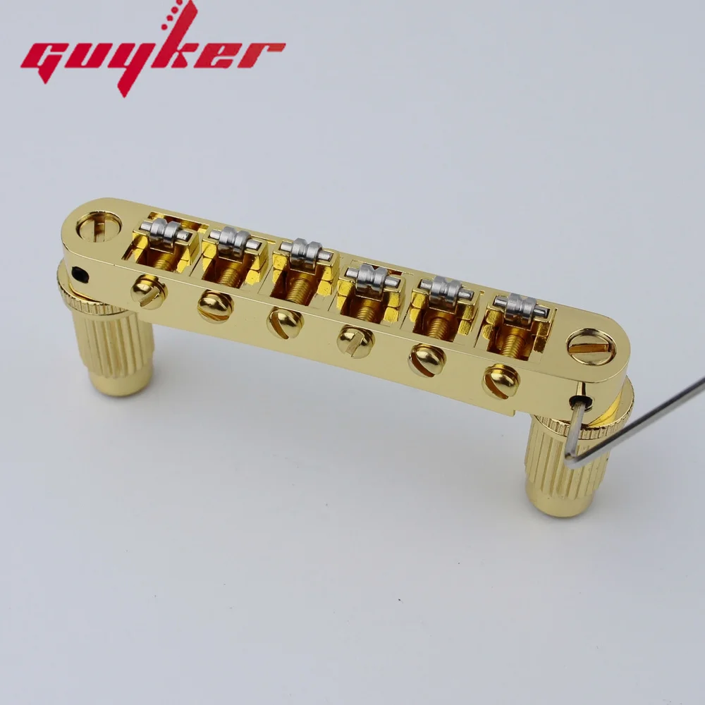 Guyker Tune-O-Matic Roller Saddle Guitar Bridge 5 Guyker Tune-O-Matic Roller Saddle Guitar Bridge - Image 5