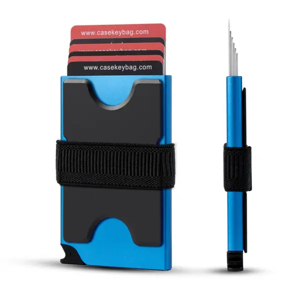 Minimalist RFID Blocking Metal Popup Wallet - Image 14