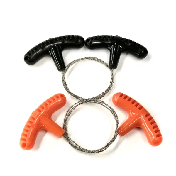 Portable Steel Wire Saw with Finger Handles - Image 2