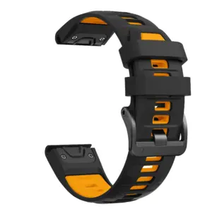 Silicone Strap with Steel Buckle for Garmin Fenix 33 S3bb289544d0447dc842ce181e527f993H