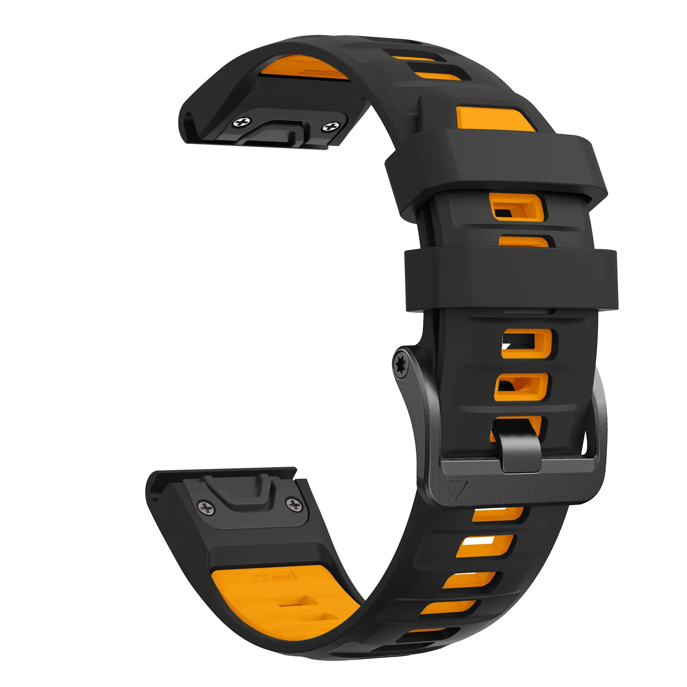 Silicone Strap with Steel Buckle for Garmin Fenix 16 Silicone Strap with Steel Buckle for Garmin Fenix - Image 16