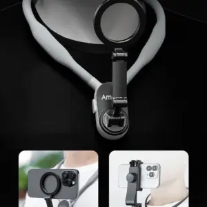 Amorus Silicone Magnetic Neck Mount for iPhone 15 11 S3bfcdbdab4404f449897d3846fc93670q