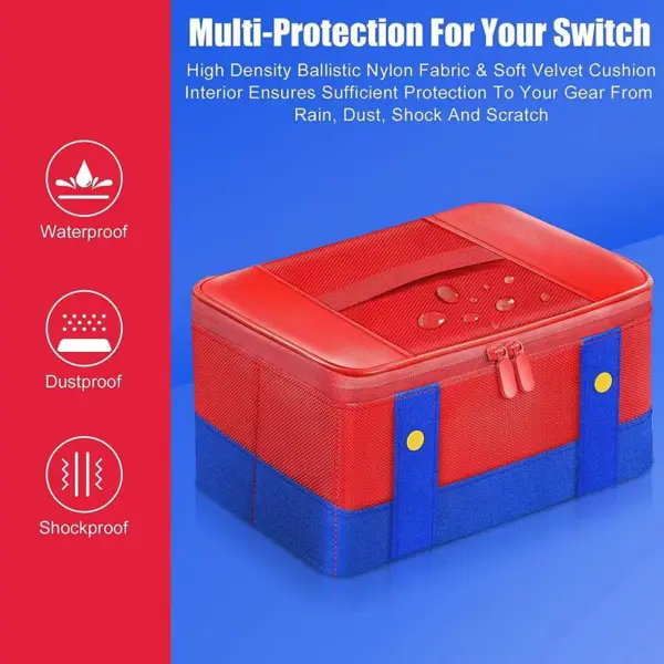 Large Nintendo Switch 2 Storage Case with Mario Design - Image 4