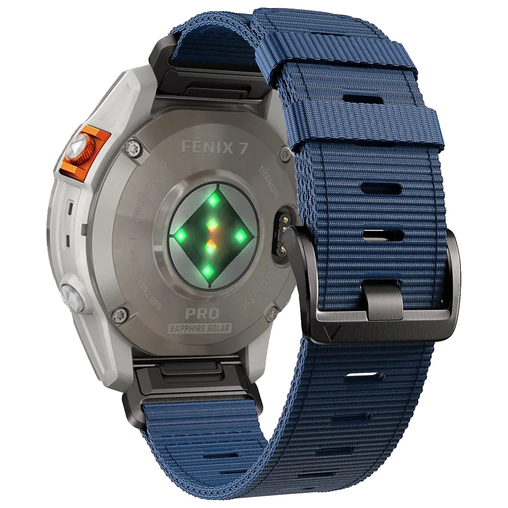 Braided Nylon Watch Strap for Garmin Fenix 7X 8 Braided Nylon Watch Strap for Garmin Fenix 7X - Image 8