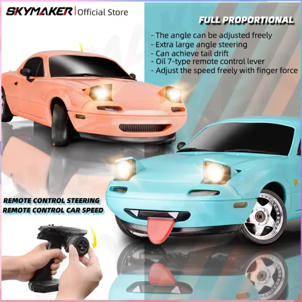 1/18 Skymaker RC Drift Car with Gyroscope - Image 5