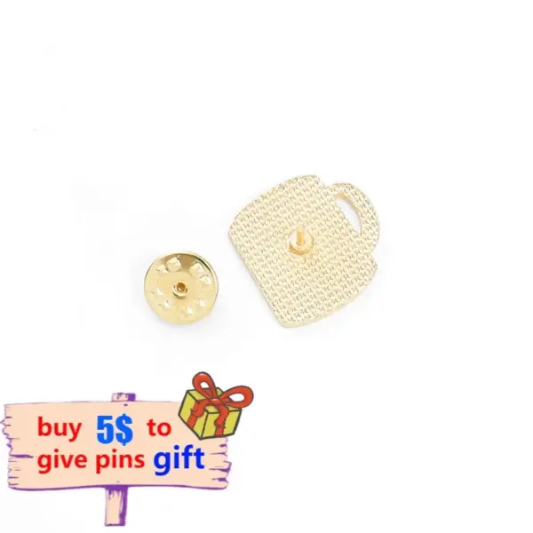Coffee First Baking Varnish Enamel Pins - Image 4