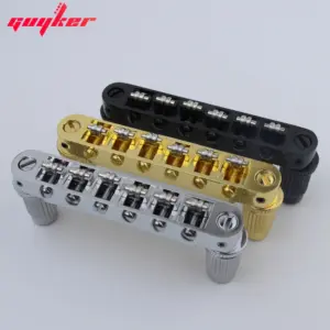 Guyker Tune-O-Matic Roller Saddle Guitar Bridge 8 S3c9e3a06f93a449aa0e117c24bc846a3g