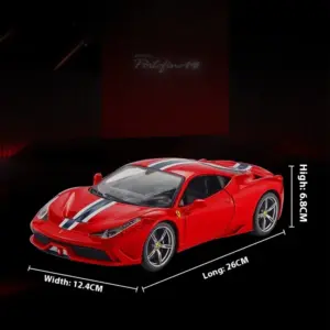 Bburago 1:18 Ferrari 488 GTB Alloy Model 29 S3ca7270bdb204f32aee58a991c5dfa970