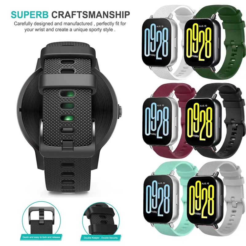 22mm Silicone Band for Xiaomi Redmi Watch 5 4 22mm Silicone Band for Xiaomi Redmi Watch 5 - Image 4