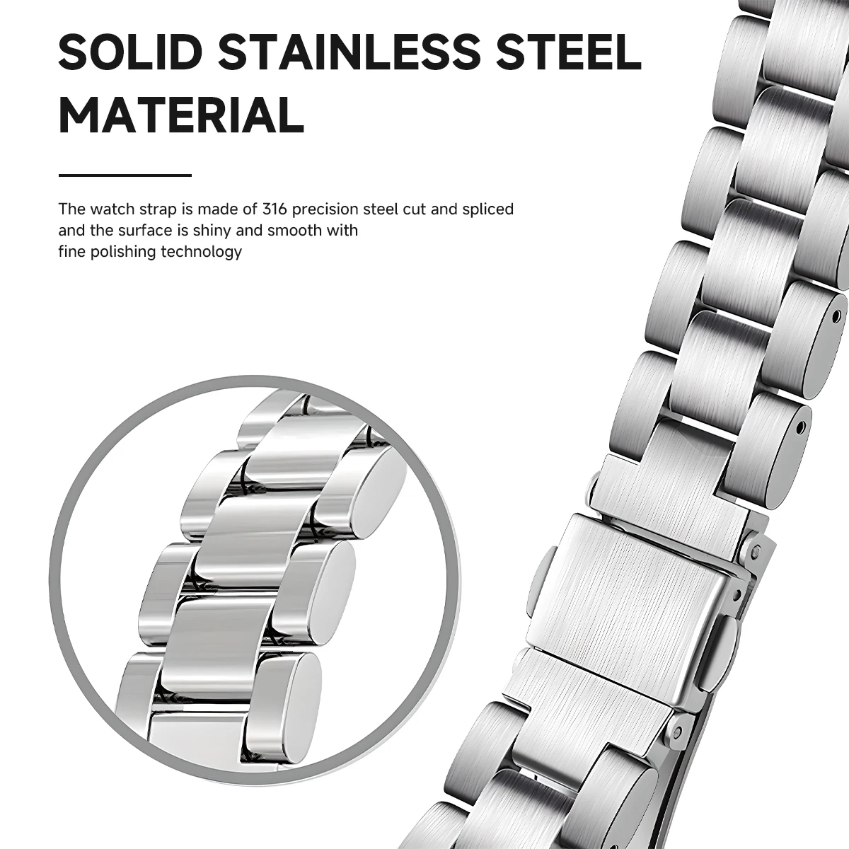 Stainless Steel Band & Case for Redmi Watch 3 4 Stainless Steel Band & Case for Redmi Watch 3 - Image 4