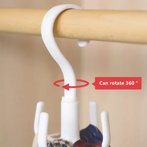 Space Saving Rotated Hanger Hooks for Closet - Image 2