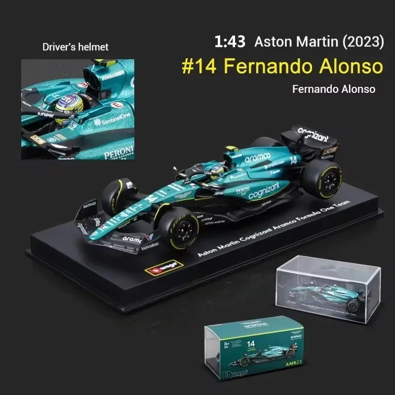 Bburago 1:43 Aston Martin AMR23 F1 Model 8 Bburago 1:43 Aston Martin AMR23 F1 Model - Image 8