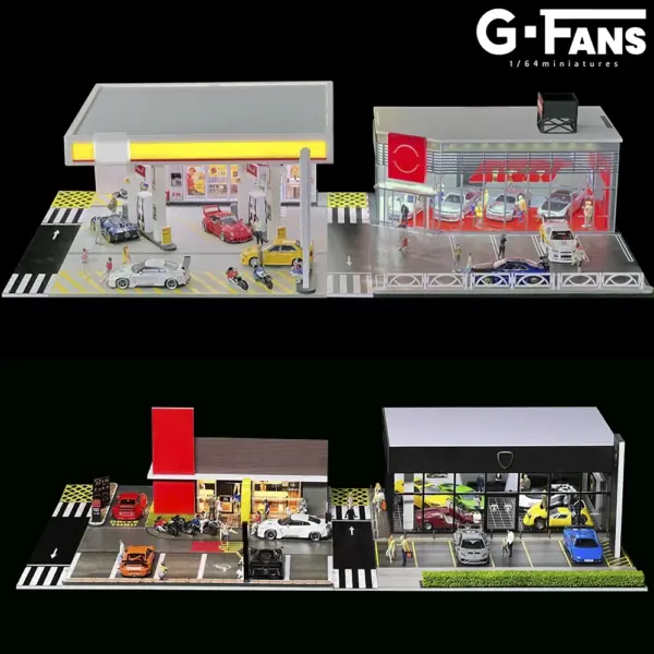 1/64 Scale Car Garage Miniature Display Model - Image 5
