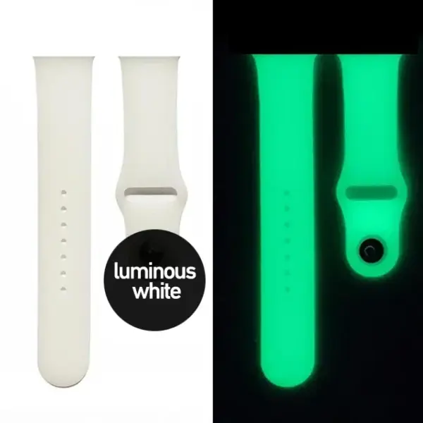 Luminous Silicone Strap for Apple Watch Ultra 2 - Image 9