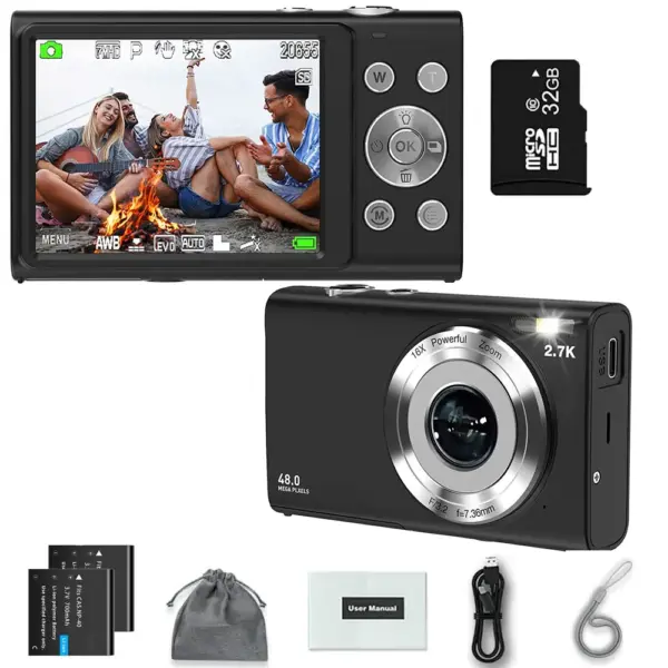 4K Digital Camera with 48MP Resolution for Enthusiasts - Image 7