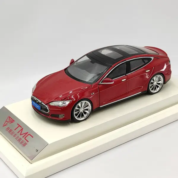 1:32 Scale Diecast Tesla Model S Collectible Model - Image 3