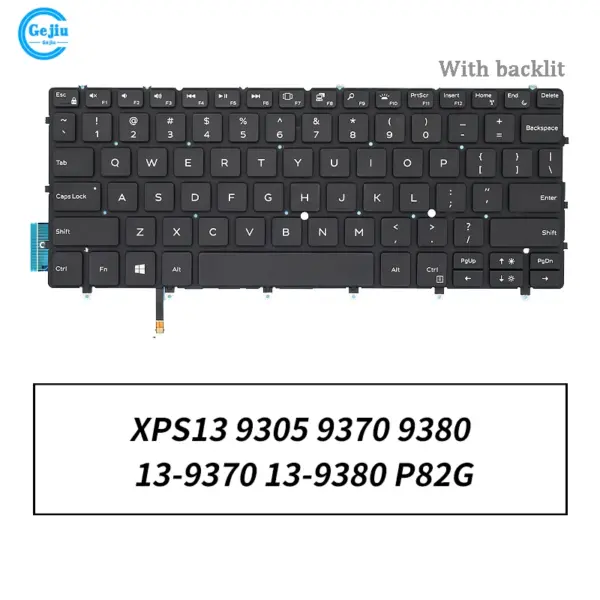 Dell XPS 13 Keyboard Replacement XPS13 9305 9370 - Image 3