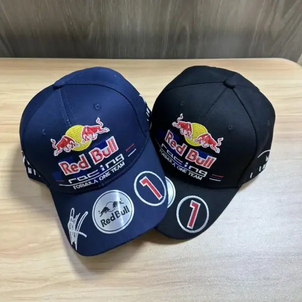 Red Bull Embroidered Baseball Cap F1 Model - Image 2