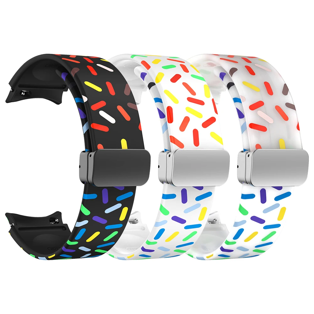 Magnetic D Buckle Silicone Strap for Galaxy Watch 6 Magnetic D Buckle Silicone Strap for Galaxy Watch - Image 6