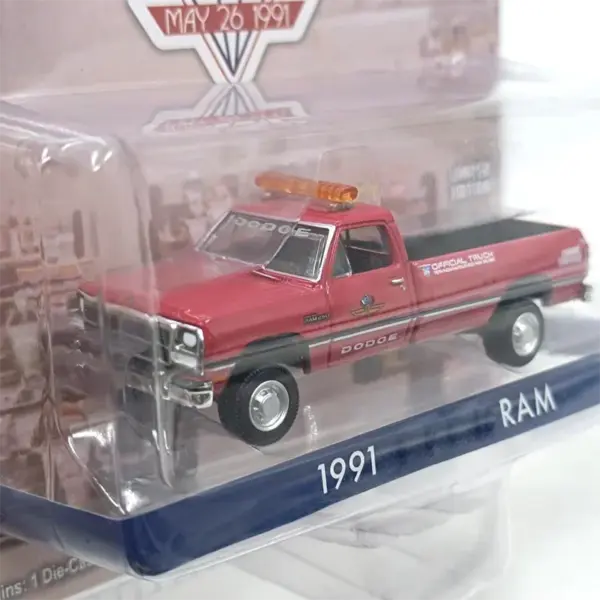 Diecast 1991 Ram Pickup Model 1:64 Scale - Image 2