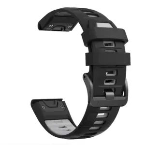 Silicone Strap with Steel Buckle for Garmin Fenix 24 S3f62cfde147a43648e67a93557a337b3S