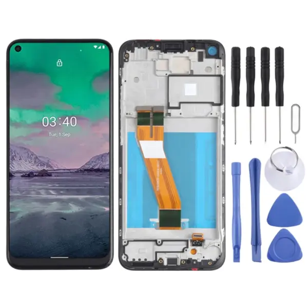 LCD Screen for Nokia 3.4 / 5.4 with Frame - Image 6