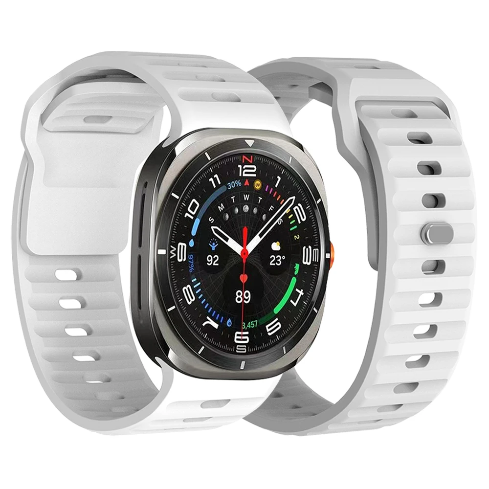 Soft Silicone Strap for Samsung Galaxy Watch Ultra 7 Soft Silicone Strap for Samsung Galaxy Watch Ultra - Image 7