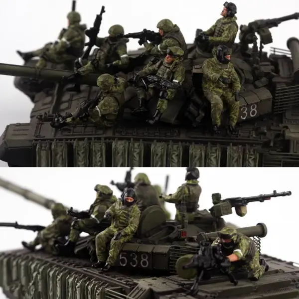 1/72 Scale Resin Russian Armored Vehicle & Soldiers Set - Image 2