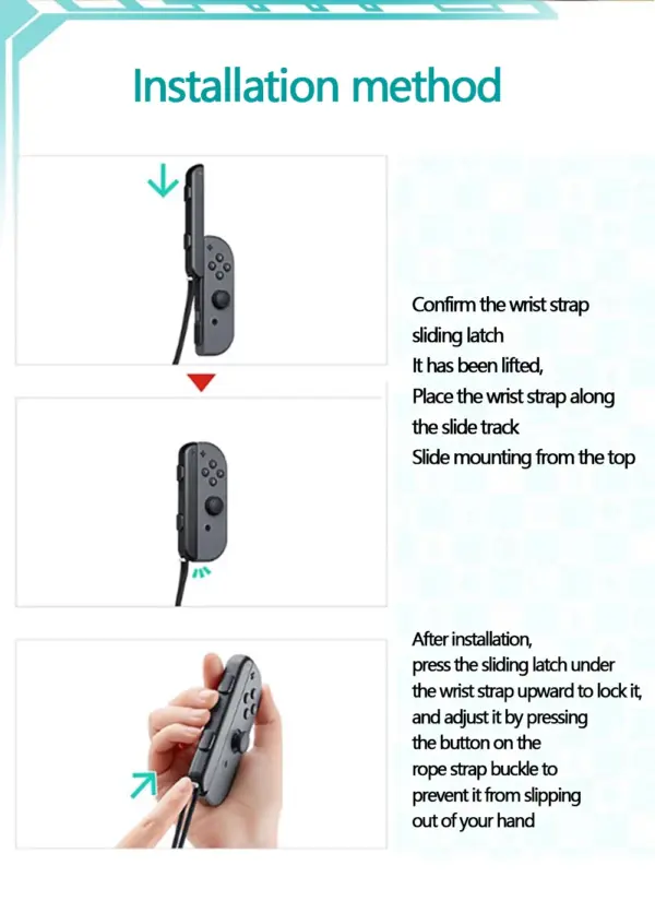 Adjustable Wrist Strap for Switch Joycon - Image 4
