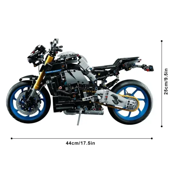 Technical Motorcycle Model Building Blocks 1478pcs - Image 7