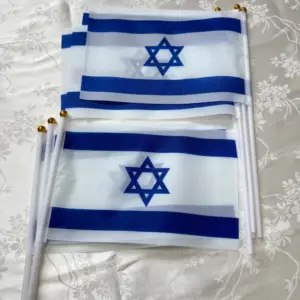 CZY Israel Hand-Waved Flag 14x21cm 8 S40928937f86b413f983391ca19f2dd39s