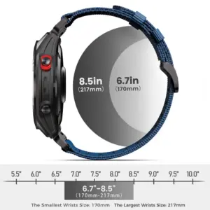 Braided Nylon Strap for Garmin Fenix & Instinct 14 S40b2c263f70248a681559dd2c1654a97I