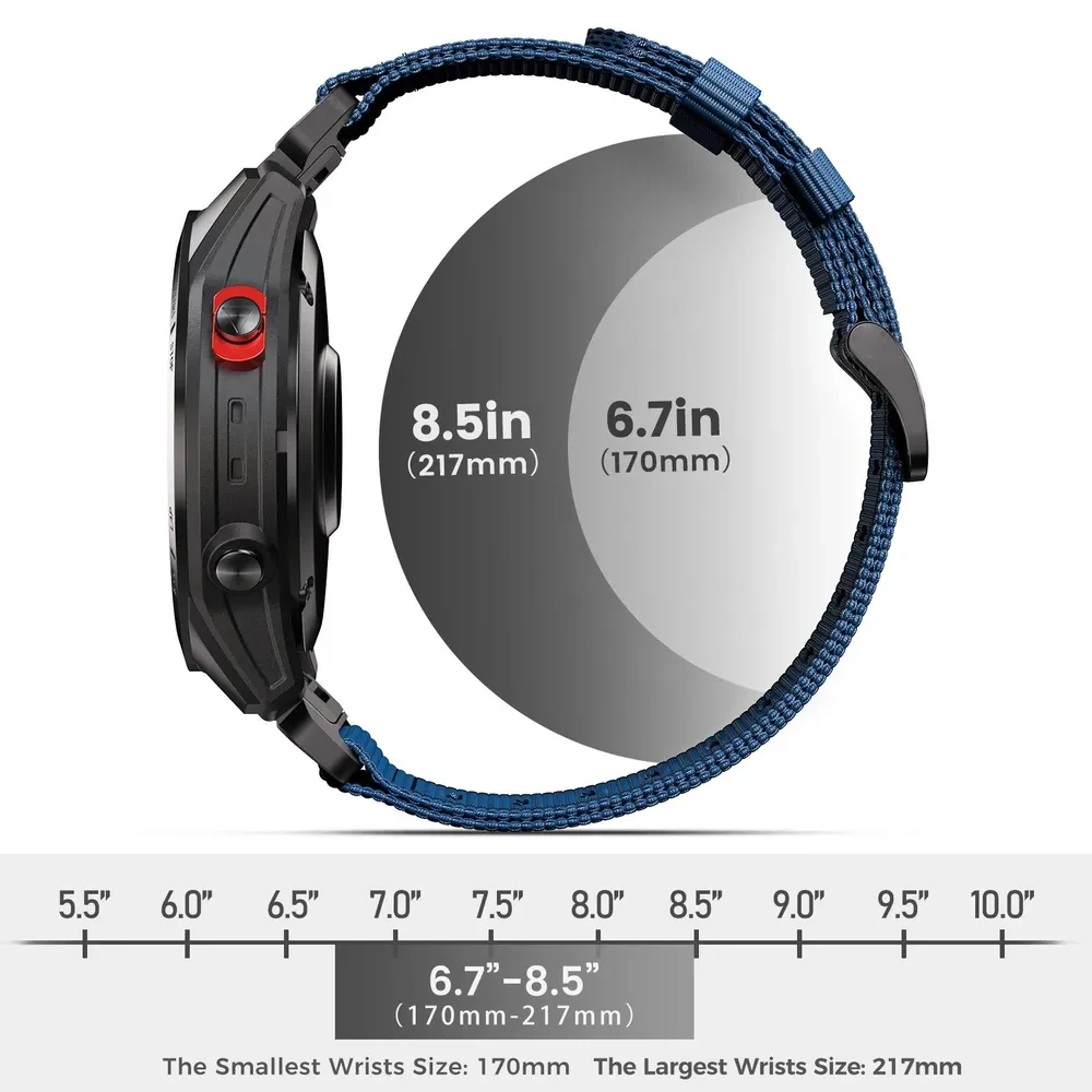 Braided Nylon Strap for Garmin Fenix & Instinct 6 Braided Nylon Strap for Garmin Fenix & Instinct - Image 6