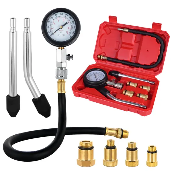 Engine Compression Tester Kit with Adapters - Image 7