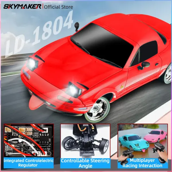 1/18 Scale RC Drift Car Mazda MX5 with Gyro - Image 2