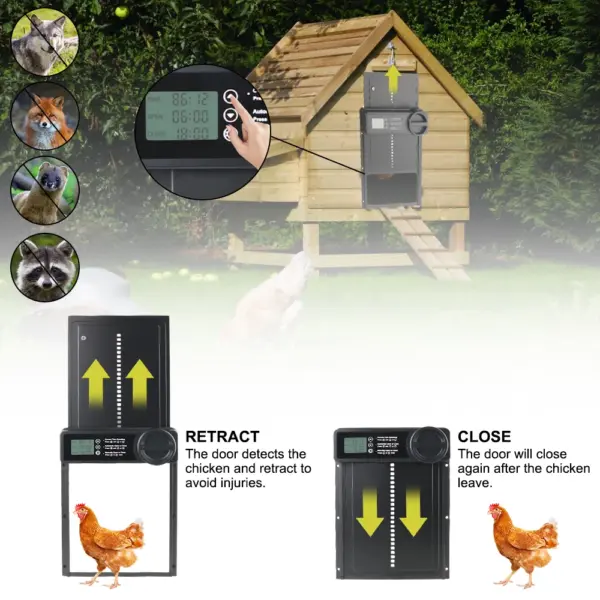 Automatic Chicken Coop Door with Timer Control - Image 5