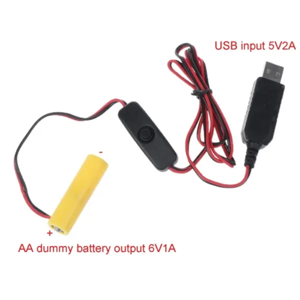 4-Pack Rechargeable AA/AAA Battery Set with USB - Image 4