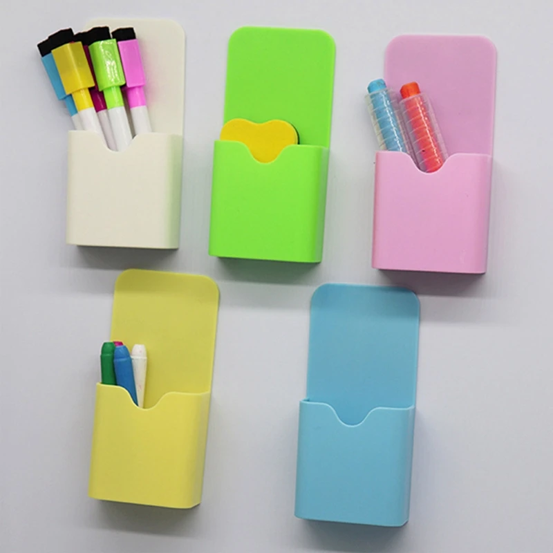 Magnetic Plastic Pen Holder Storage Organizer 2 Magnetic Plastic Pen Holder Storage Organizer - Image 2