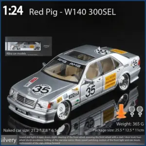 Red Pig 1/24 Alloy Car Model Ornament 13 S4176a2f24dc447b39a3a5b51d5e3150aJ 2